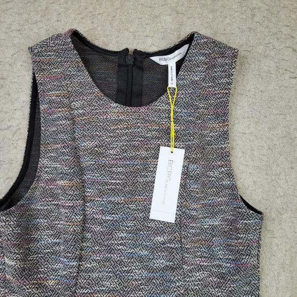 BCBGeneration Fit & Flare‎ Skater Dress Womens Size 6 Gray Sleeveless NEW - Picture 2 of 13